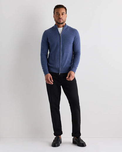 Mongolian Cashmere Full Zip Sweater - US 7281