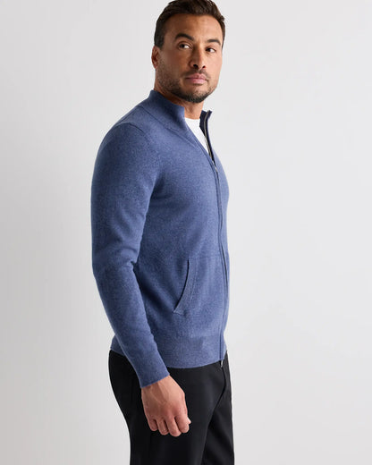 Mongolian Cashmere Full Zip Sweater - US 7281