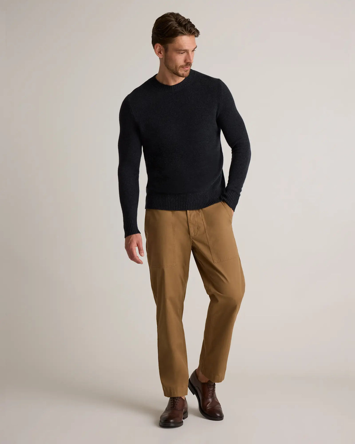 Luxe Baby Cashmere Crewneck Sweater - US 9147
