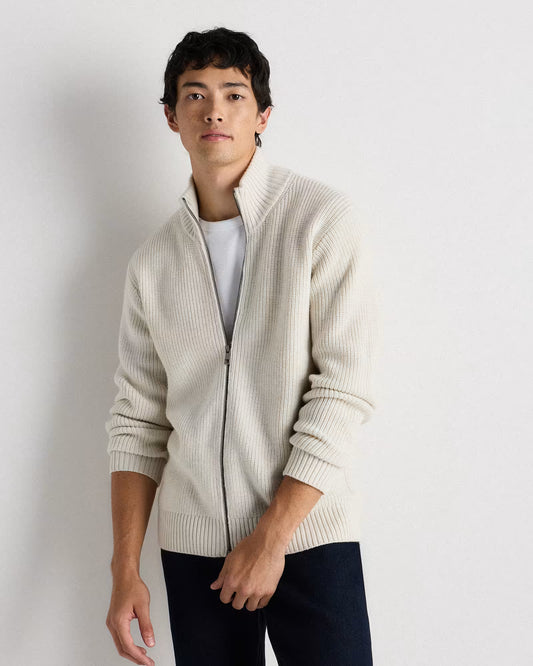 Australian Merino Wool Full Zip Sweater - US 0376