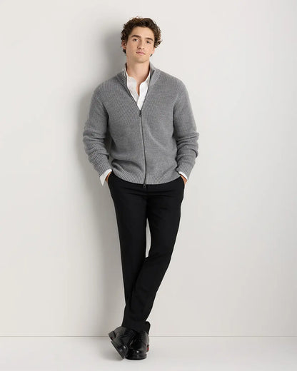 Australian Merino Wool Full Zip Sweater - US 0993