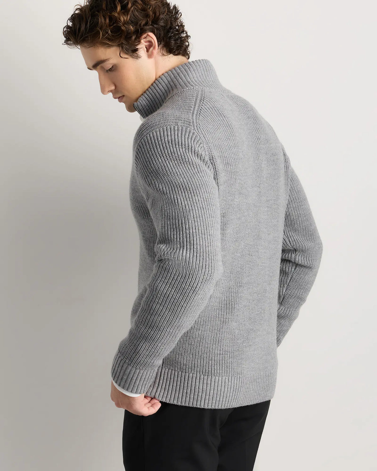 Australian Merino Wool Full Zip Sweater - US 0993
