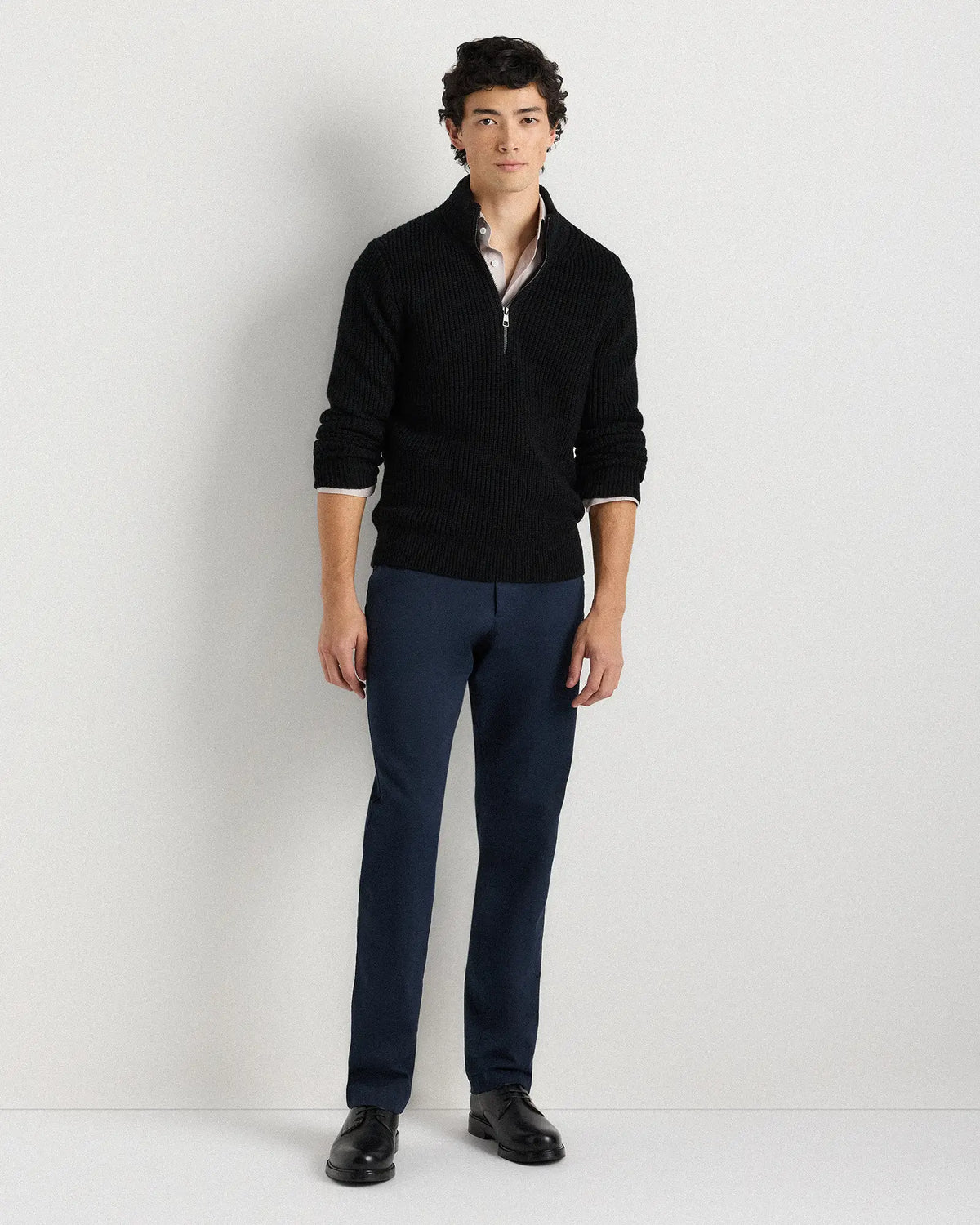Australian Merino Wool Half Zip Sweater - US 0362