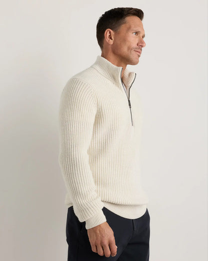 Australian Merino Wool Half Zip Sweater - US 6700