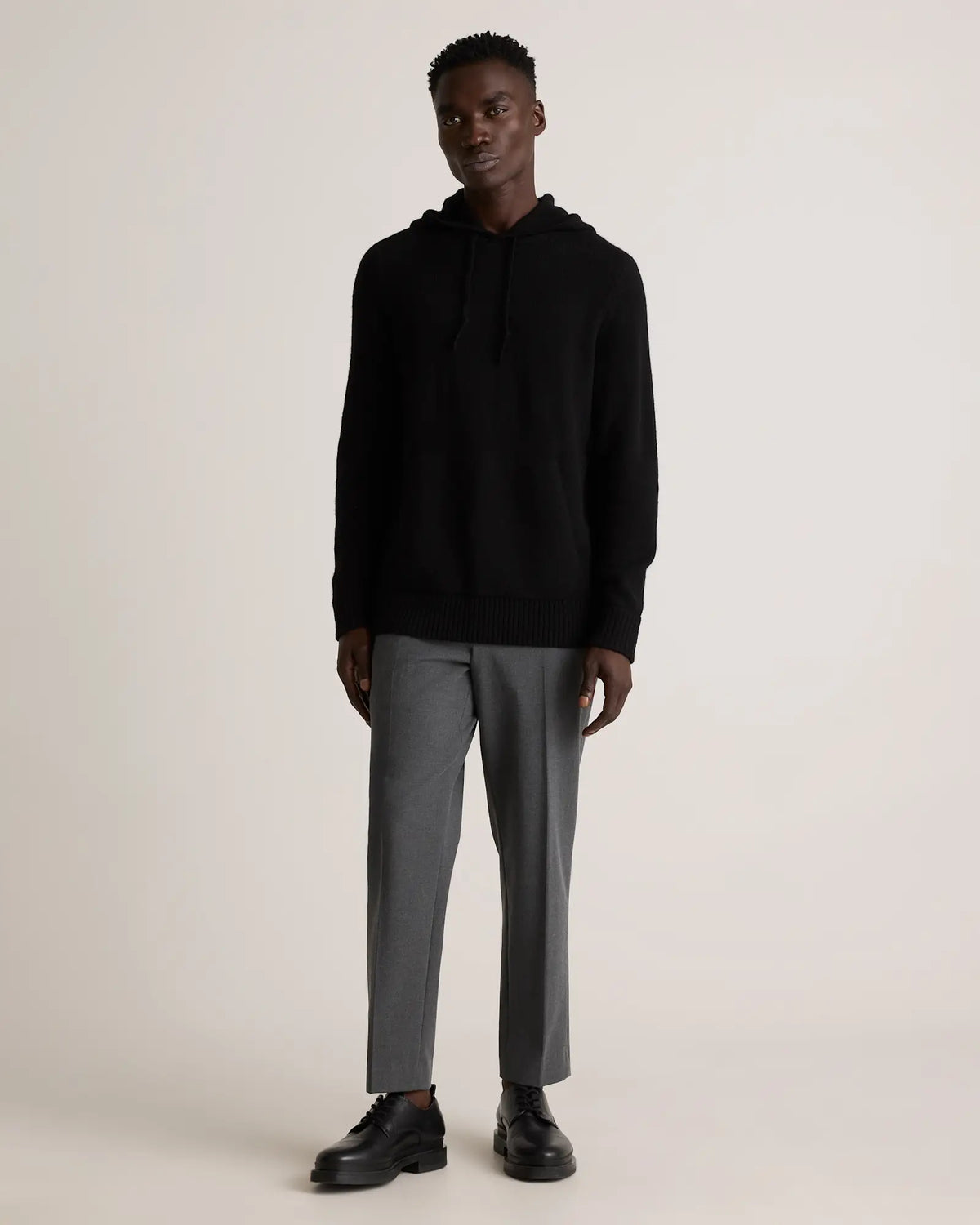 100% Yak Wool Pullover Hoodie - US 3128