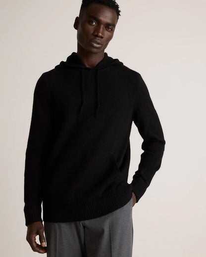 100% Yak Wool Pullover Hoodie - US 3128