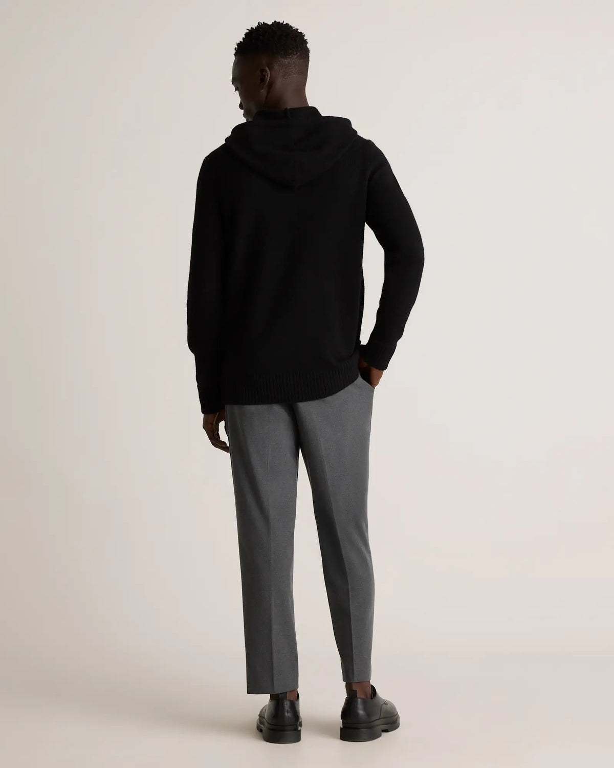 100% Yak Wool Pullover Hoodie - US 3128