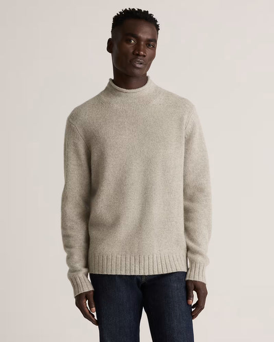 100% Yak Wool Roll Neck Sweater - US 5538