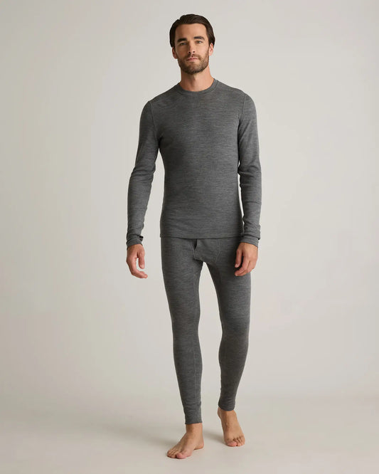 100% Merino Wool Cold Weather Base Layer Crew - US 5299