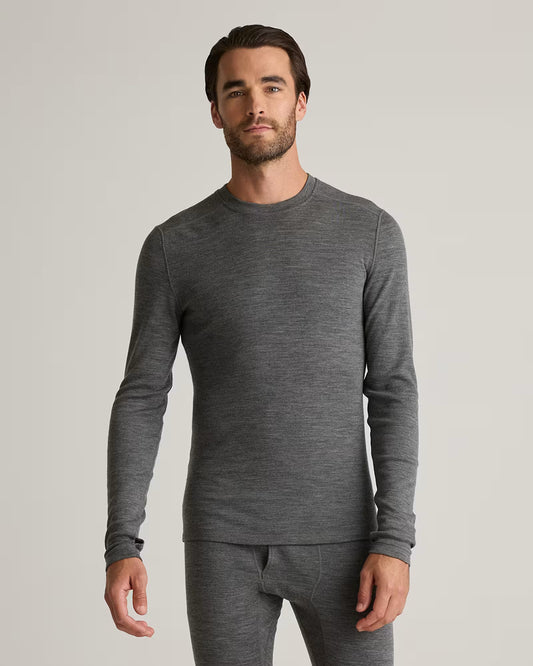 100% Merino Wool Cold Weather Base Layer Crew - US 5299