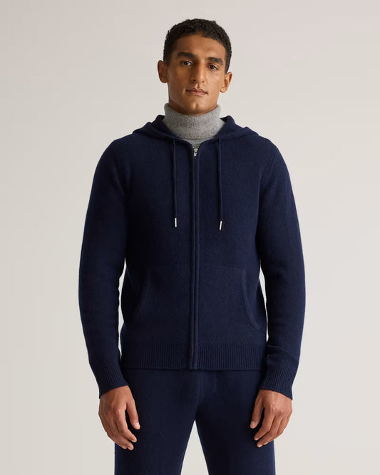 Mongolian Cashmere Full-Zip Hoodie - US 7709