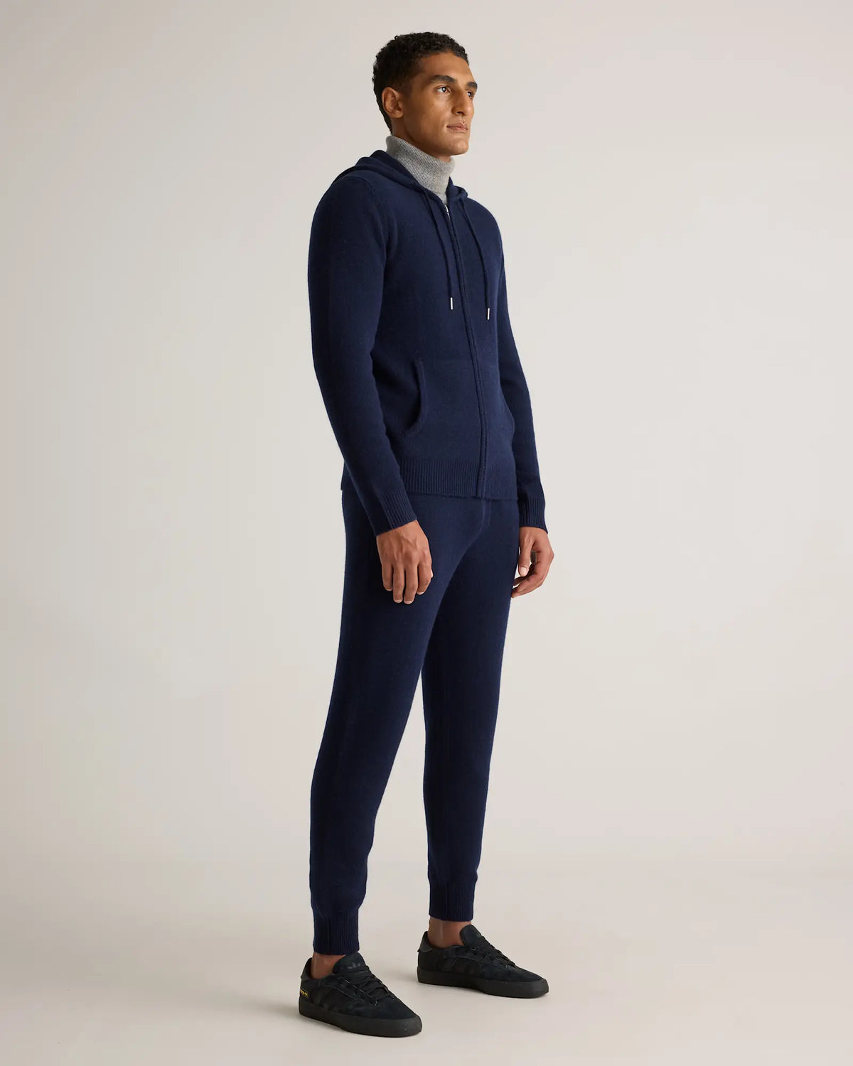 Mongolian Cashmere Full-Zip Hoodie - US 7709