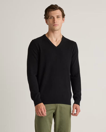 Mongolian Cashmere V-Neck Sweater - US 0381