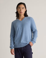 Mongolian Cashmere V-Neck Sweater - US 0270