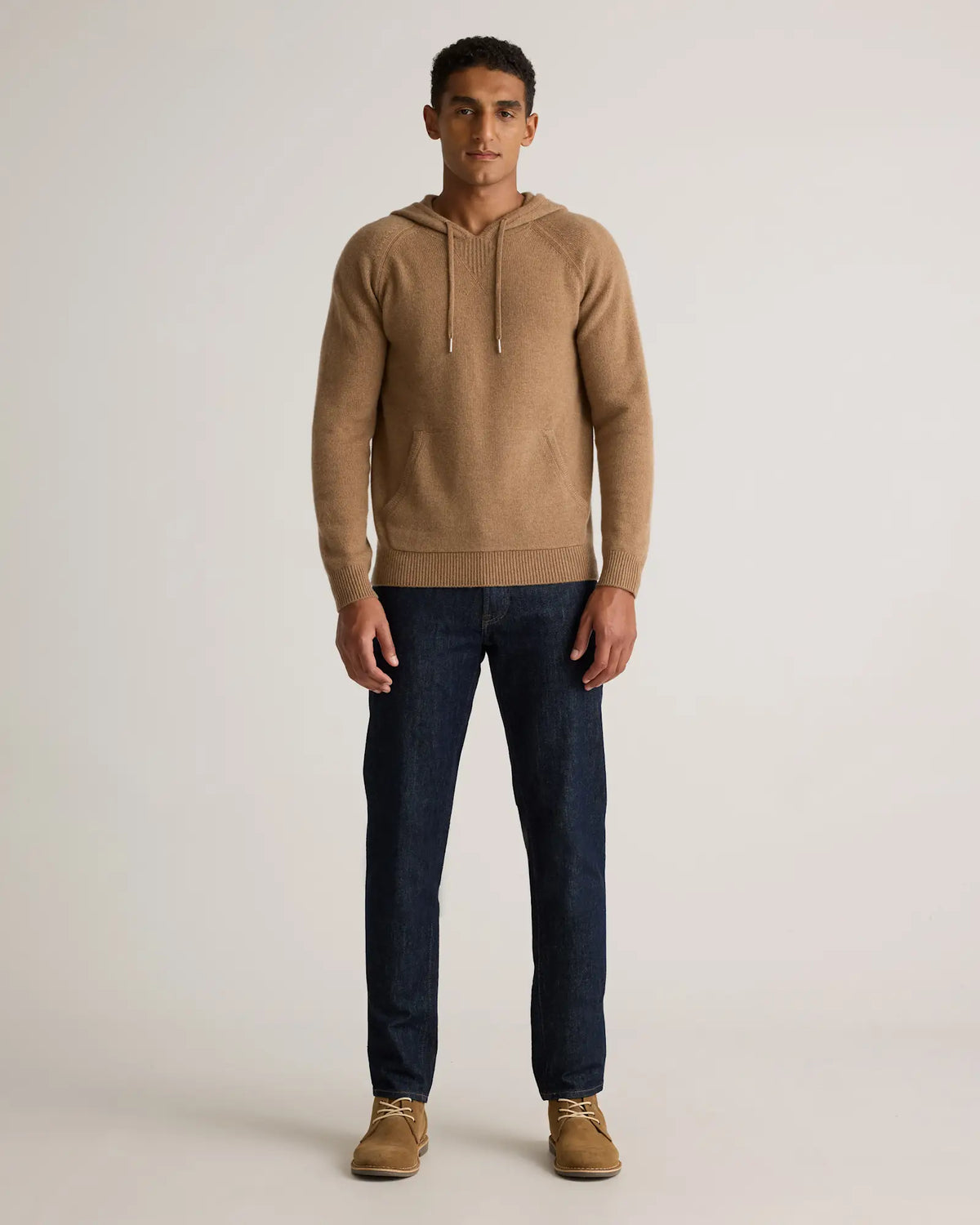 Mongolian Cashmere Pullover Hoodie - US 4893