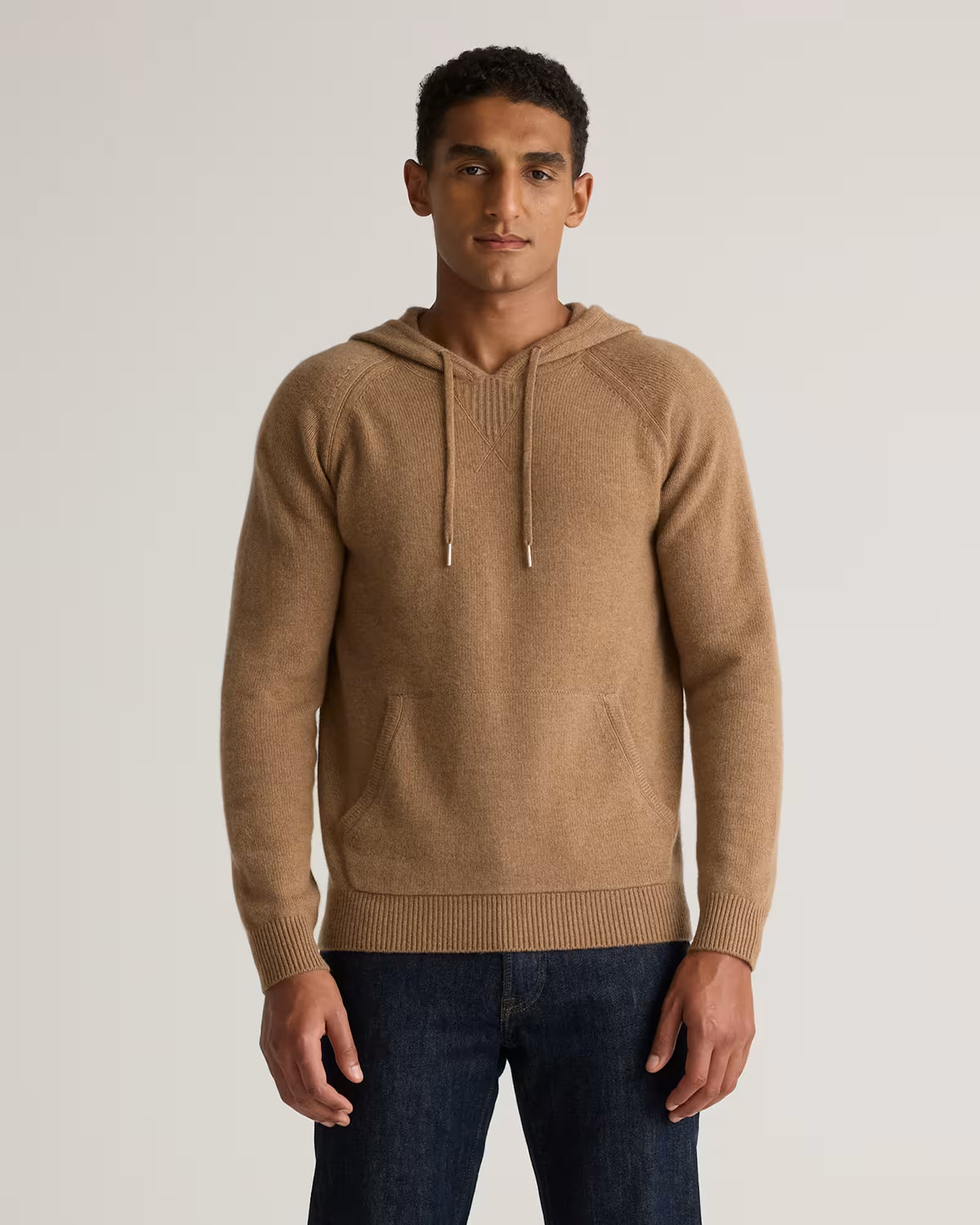 Mongolian Cashmere Pullover Hoodie - US 4893