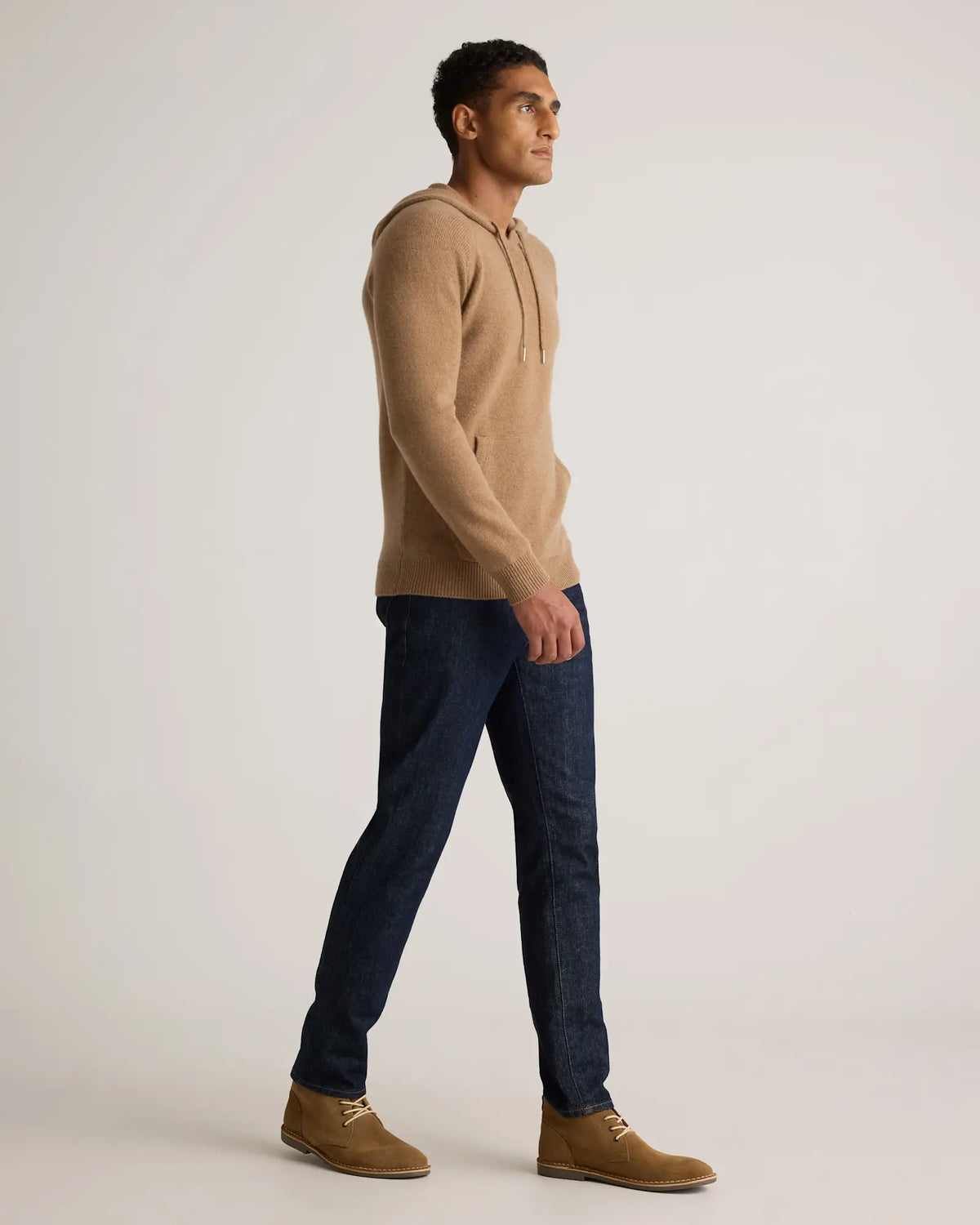 Mongolian Cashmere Pullover Hoodie - US 4893