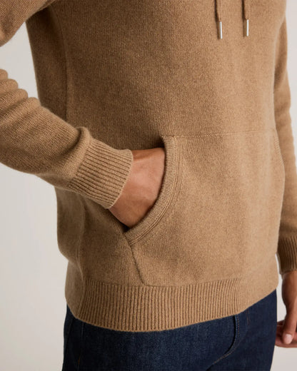 Mongolian Cashmere Pullover Hoodie - US 4893