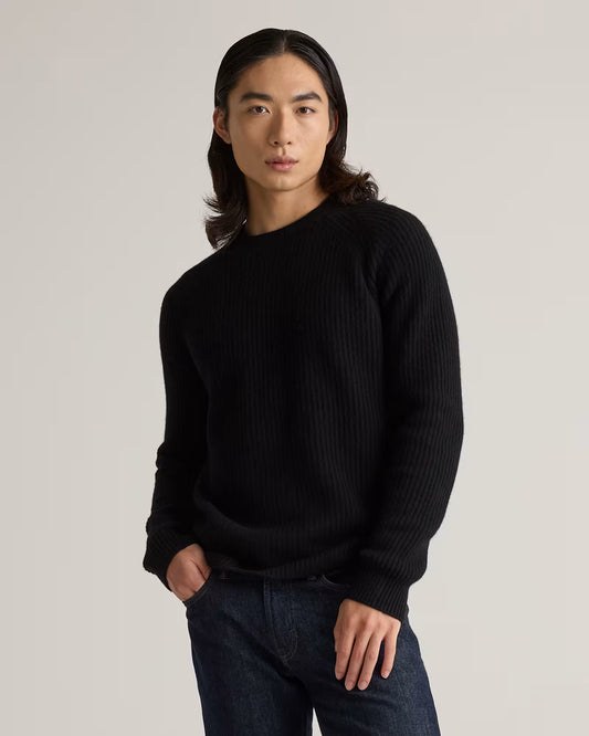 Mongolian Cashmere Fisherman Crewneck Sweater - US 6471