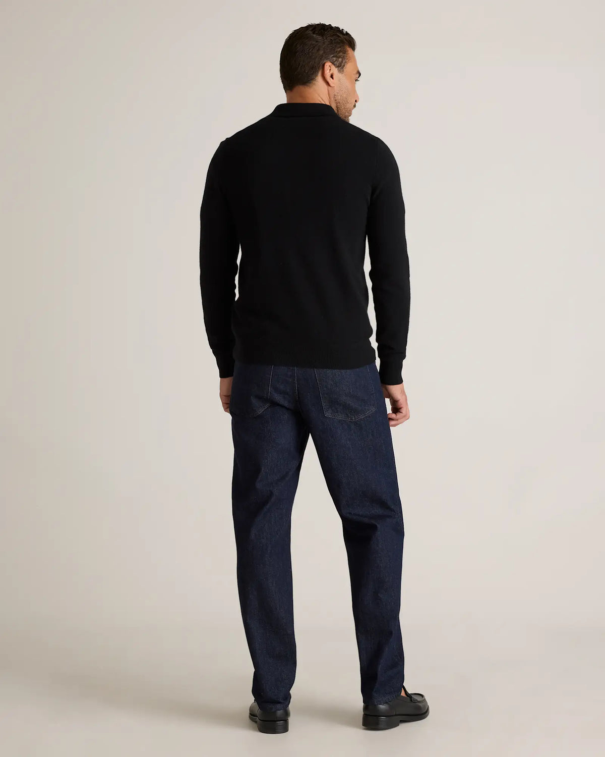 Mongolian Cashmere Polo Sweater - US 5689