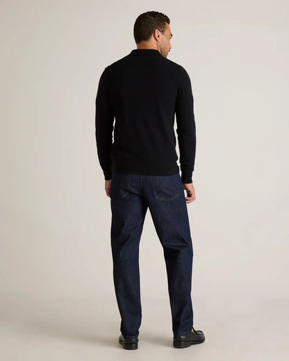 Mongolian Cashmere Polo Sweater - US 5689