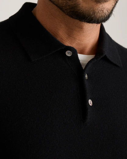 Mongolian Cashmere Polo Sweater - US 5689