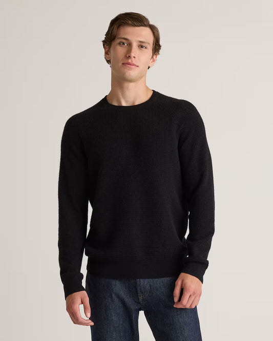 Mongolian Cashmere Waffle Sweatshirt - US 3871