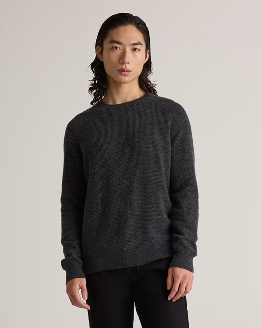 Mongolian Cashmere Waffle Sweatshirt - US 2314