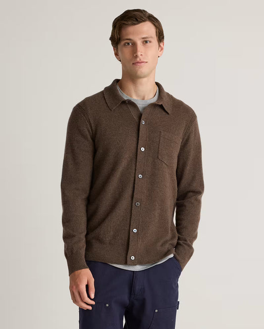 Mongolian Cashmere Button Down Sweater - US 9559