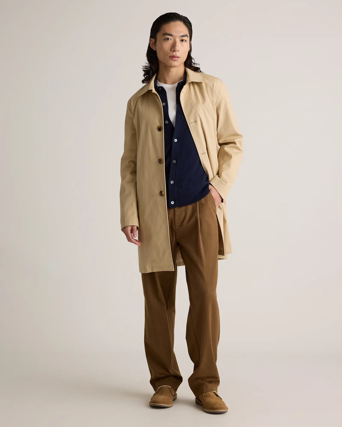 Mongolian Cashmere Button Down Sweater - US 4757