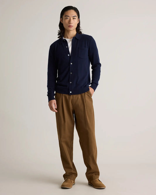 Mongolian Cashmere Button Down Sweater - US 4757