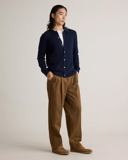 Mongolian Cashmere Button Down Sweater - US 4757
