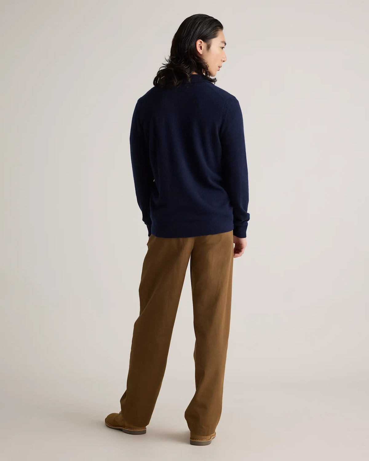 Mongolian Cashmere Button Down Sweater - US 4757