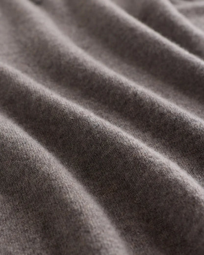 100% Mongolian Cashmere Short Sleeve Polo Sweater - US 6906
