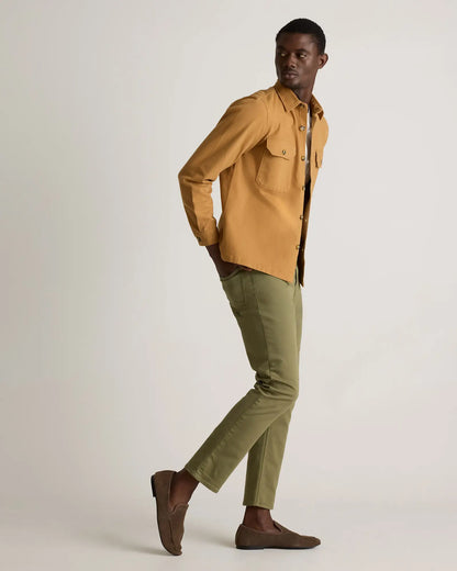 Double-Brushed Stretch Overshirt Jacket - US 1856