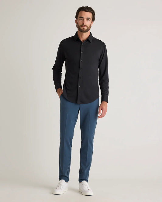 Commuter Stretch Pique Long Sleeve Button Down - US 3183