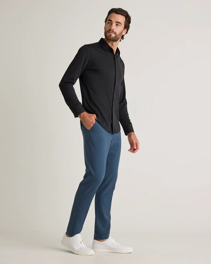 Commuter Stretch Pique Long Sleeve Button Down - US 3183