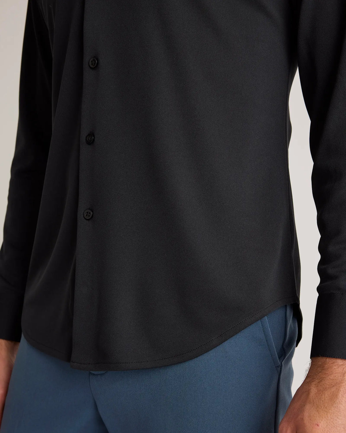 Commuter Stretch Pique Long Sleeve Button Down - US 3183