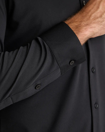 Commuter Stretch Pique Long Sleeve Button Down - US 3183