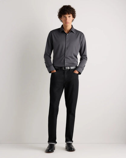 Commuter Stretch Pique Long Sleeve Button Down - US 7437