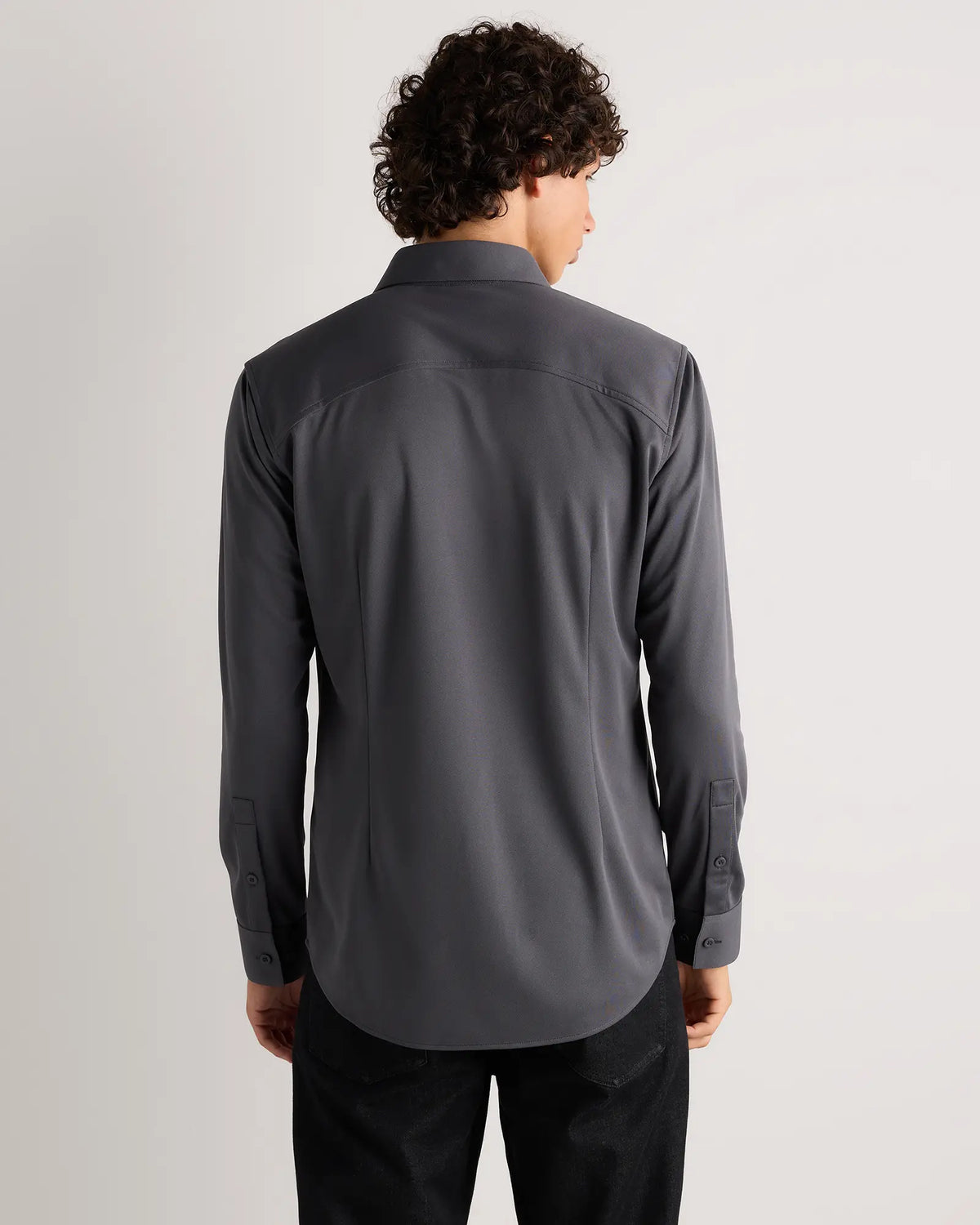 Commuter Stretch Pique Long Sleeve Button Down - US 7437