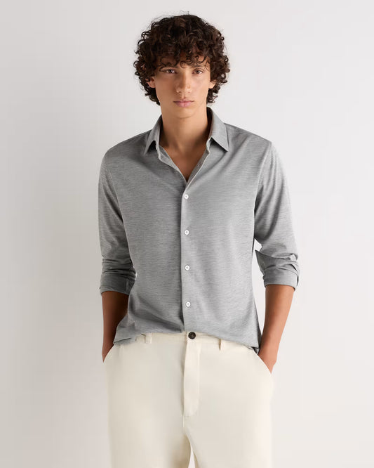 Commuter Stretch Pique Long Sleeve Button Down - US 2107