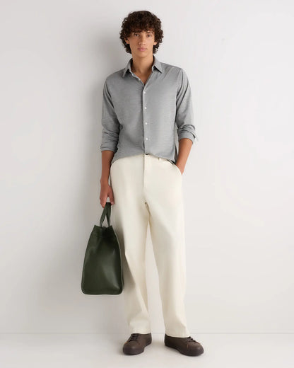Commuter Stretch Pique Long Sleeve Button Down - US 2107
