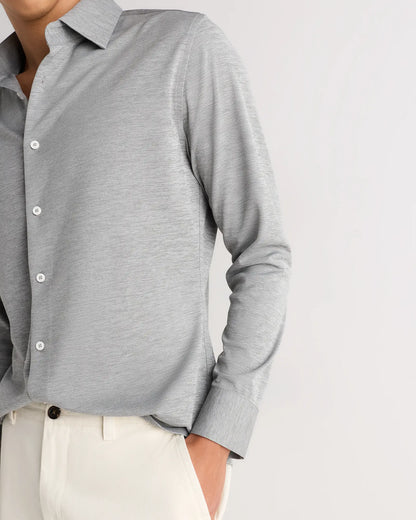 Commuter Stretch Pique Long Sleeve Button Down - US 2107