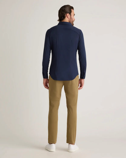 Commuter Stretch Pique Long Sleeve Button Down - US 3946