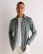 Commuter Stretch Pique Long Sleeve Button Down - US 8000