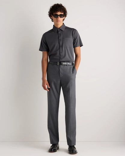 Commuter Stretch Pique Short Sleeve Button Down - US 1853