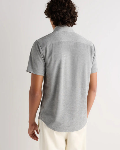Commuter Stretch Pique Short Sleeve Button Down - US 3759