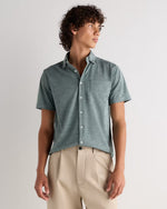 Commuter Stretch Pique Short Sleeve Button Down - US 9689