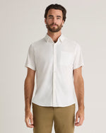 Commuter Stretch Pique Short Sleeve Button Down - US 9762